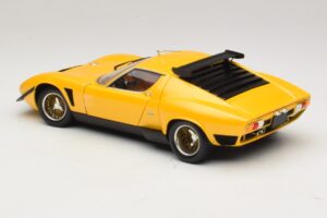 Lamborghini Miura SVR Žltý & Čierny Kyosho 1:18 08319GY Kov – obrázok 7 z 8