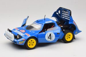 Lancia Stratos HF #4 B. Darniche / A. Mahe Rally Monte Carlo 1979 Solido 1:18 9019 Kov – obrázok 2 z 8
