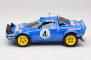 Lancia Stratos HF #4 B. Darniche / A. Mahe Rally Monte Carlo 1979 Solido 1:18 9019 Kov – obrázok 4 z 8