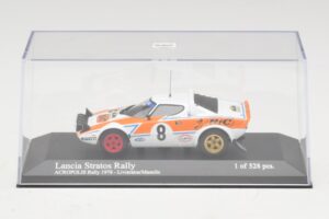 Lancia Stratos Rally #8 Livieratos / Manolis Acropolis Rally 1978 Minichamps 1:43 430781208 Kov – obrázok 4 z 5