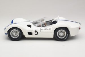 Maserati Tipo 61 #5 Camoradi S. Moss / D. Gurney 1000km Nurburgring Winner 1960 Minichamps 1:12 120601205 Kov – obrázok 4 z 8