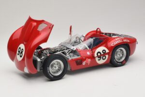 Maserati Tipo 61 #98 C. Shelby Times Mirror GP For Sportscars 1960 Minichamps 1:12 120601298 Kov – obrázok 2 z 8