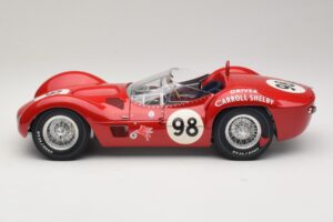 Maserati Tipo 61 #98 C. Shelby Times Mirror GP For Sportscars 1960 Minichamps 1:12 120601298 Kov – obrázok 3 z 8