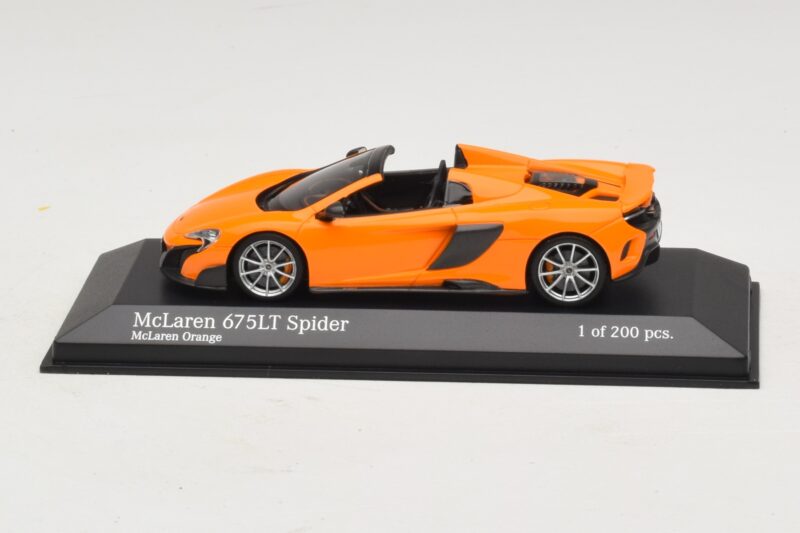 McLaren 675LT Spider Oranžový Minichamps 1:43 537154431 Diecast