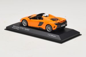 McLaren 675LT Spider Oranžový Minichamps 1:43 537154431 Diecast – obrázok 3 z 5