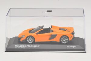 McLaren 675LT Spider Oranžový Minichamps 1:43 537154431 Diecast – obrázok 4 z 5