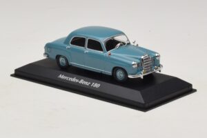 Mercedes 180 W120 Modrý Maxichamps 1:43 940033102 Diecast – obrázok 3 z 5