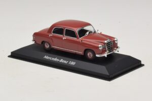 Mercedes 180 W120 Červený Maxichamps 1:43 940033101 Diecast – obrázok 3 z 5