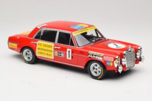 Mercedes 300 SEL 6.8 #1 H. Heyer / Betzler 24 Hours of Nurburgring 1972 Minichamps 1:18 155723401 Diecast – obrázok 4 z 6