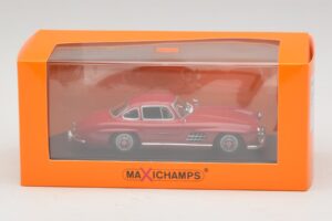 Mercedes 300 SL W198 Červený Maxichamps 1:43 940039001 Kov – obrázok 5 z 5