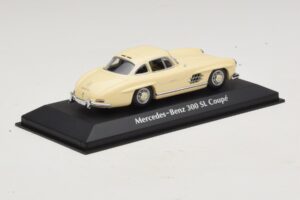Mercedes 300 SL W198 Biely Maxichamps 1:43 940039002 Diecast – obrázok 2 z 5