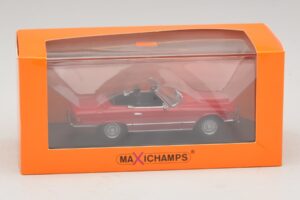 Mercedes 350 SL R107 Červený Maxichamps 1:43 940033432 Diecast – obrázok 5 z 5