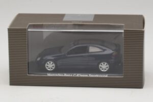Mercedes C-Class Sportscoupe CL203 Blue Metallic Bundespressball Minichamps 1:43 MB010 Diecast – obrázok 5 z 5