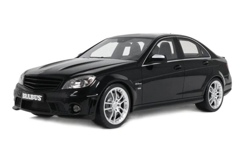 Mercedes C63 AMG W204 Brabus B63S Obsidian Black GT Spirit 1:18 GT582 Živica