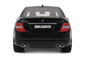 Mercedes C63 AMG W204 Brabus B63S Obsidian Black GT Spirit 1:18 GT582 Živica – obrázok 5 z 5