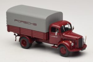 Mercedes L3500 Valník Porsche Minichamps 1:43 439350027 Kov – obrázok 4 z 7