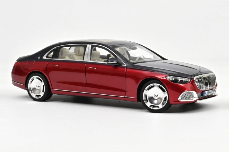 Mercedes Maybach S680 Z223 Nautical Blue & Patagonia Red Norev 1:18 183919 Kov