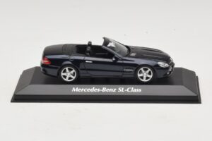 Mercedes SL R230 Modrá Metalíza Maxichamps 1:43 940037531 Diecast