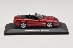 Mercedes SL R230 Červená Metalíza Maxichamps 1:43 940037530 Diecast