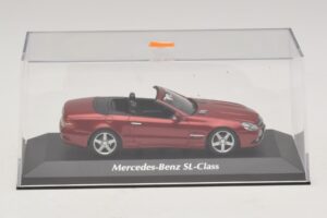 Mercedes SL R230 Červená Metalíza Maxichamps 1:43 940037530 Kov – obrázok 4 z 5