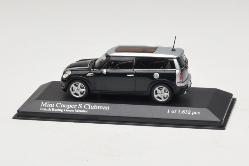 Mini Cooper S Clubman R55 Zelený Strieborný Minichamps 1:43 431138670 Diecast