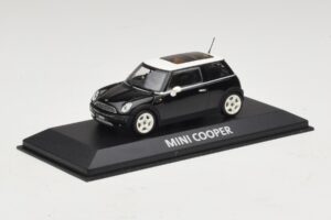Mini Cooper S R53 Čierny S Panoramatickou Strechou Minichamps 1:43 MINI022 Kov – obrázok 2 z 4