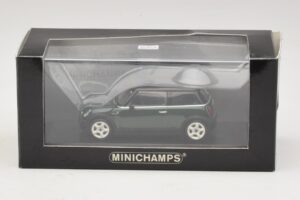 Mini Cooper S R53 Tmavozelený S Čiernou Strechou Minichamps 1:43 MINI023 Kov – obrázok 5 z 5
