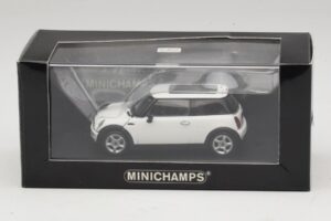 Mini Cooper S R53 Biely S Panoramatickou Strechou Minichamps 1:43 MINI020 Diecast – obrázok 5 z 5