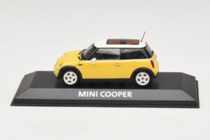 Mini Cooper S R53 Žltý So Žltou Panoramatickou Strechou Minichamps 1:43 MINI029 Diecast
