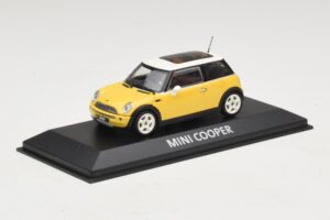 Mini Cooper S R53 Žltý So Žltou Panoramatickou Strechou Minichamps 1:43 MINI029 Diecast – obrázok 2 z 4