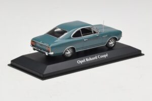 Opel Rekord C Kupé Modrý Maxichamps 1:43 940046121 Diecast – obrázok 2 z 5