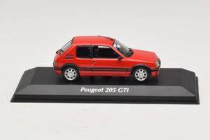 Peugeot 205 GTi Červený Maxichamps 1:43 940112300 Diecast
