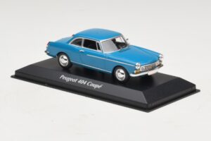 Peugeot 404 Kupé Modrý Maxichamps 1:43 940112921 Kov – obrázok 3 z 5