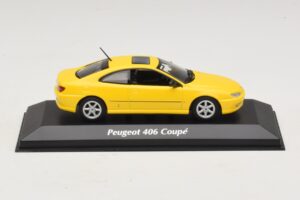 Peugeot 406 Kupé Žltý Maxichamps 1:43 940112621 Diecast