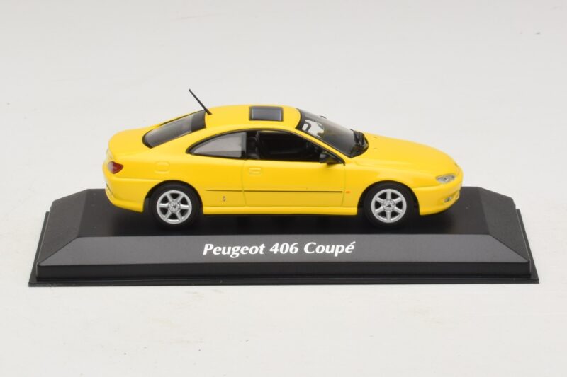Peugeot 406 Kupé Žltý Maxichamps 1:43 940112621 Kov