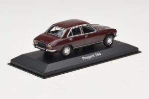 Peugeot 504 Tmavo Červená Maxichamps 1:43 940112500 Kov – obrázok 2 z 5