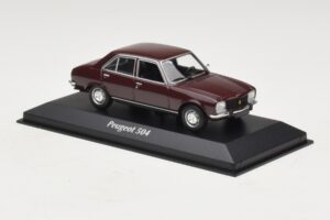 Peugeot 504 Tmavo Červená Maxichamps 1:43 940112500 Kov – obrázok 3 z 5