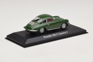 Porsche 356C Carrera 2 Tmavozelený Maxichamps 1:43 940062360 Diecast – obrázok 2 z 5