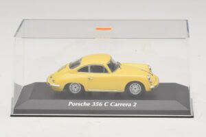 Porsche 356C Carrera 2 Žltý Maxichamps 1:43 940062361 Kov – obrázok 4 z 5