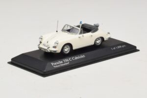 Porsche 356C Kabriolet Polizei Dusseldorf Minichamps 1:43 430062391 Kov – obrázok 2 z 5