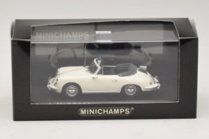 Porsche 356C Kabriolet Polizei Dusseldorf Minichamps 1:43 430062391 Kov – obrázok 5 z 5