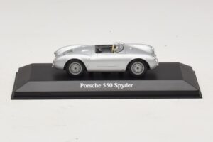 Porsche 550 Spyder Strieborný Maxichamps 1:43 940066030 Kov