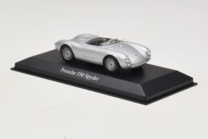 Porsche 550 Spyder Strieborný Maxichamps 1:43 940066030 Kov – obrázok 3 z 5