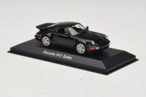 Porsche 911 964 Turbo Čierny Maxichamps 1:43 940069101 Kov – obrázok 3 z 5