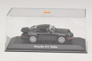 Porsche 911 964 Turbo Čierny Maxichamps 1:43 940069101 Kov – obrázok 4 z 5