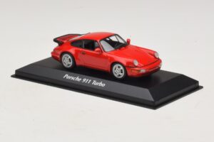 Porsche 911 964 Turbo Červený Maxichamps 1:43 940069102 Kov – obrázok 3 z 5