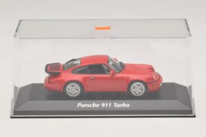 Porsche 911 964 Turbo Červený Maxichamps 1:43 940069102 Kov – obrázok 4 z 5
