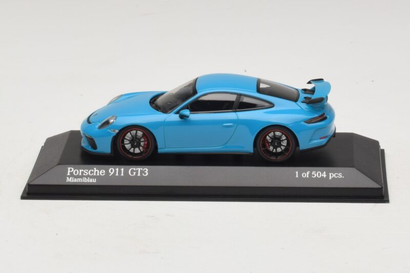 Porsche 911 991.1 GT3 Modrý Minichamps 1:43 410066022 Kov
