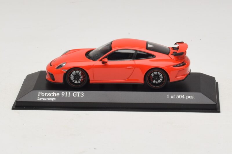 Porsche 911 991.1 GT3 Oranžový Minichamps 1:43 410066024 Kov