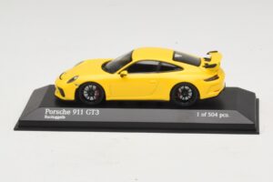 Porsche 911 991.1 GT3 Žltý Minichamps 1:43 410066020 Kov